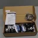 CLOUDY BAY [6 Pack] 3CCT Low Voltage LED Deck Lights Outdoor,2700K/3500K/5000K Selectable,Landscape Step Stair Railing Fence Light Wired,3W,12V-24V AC/DC,Bronze Finish