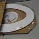Bemis 1500EC 390 Lift-Off Wood Elongated Toilet Seat, Cotton White (Pack of 1)