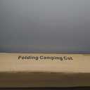 Slendor Folding Camping Cot, Sleeping Cot for Adults with Carry Bag, Mattress, 1200D Layer Oxford Portable Camp Cot Bed for Guest Travel Office Beach (Blue)