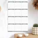 3 x Lbylyhxc 2026 Yearly Wall Calendar - Annual calendar 2026, 2026 Yearly Wall Calendar&Planner with Writing Paper, January 2026 - December 2026, X Large, 34.7" x 22.8", 2025-2026 Yearly Planner (Annual calendar - Green)