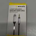 Acoustix Auxiliary Audio Cable 6 Foot