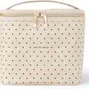 Kate Spade New York Insulated Lunch Tote, Cute Lunch Bag for Women, Compact 8 x 4.5 x 7.23" Size, Deco Dots (Out To Lunch)