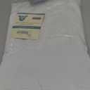 Turquoize White Curtains 100% Blackout Curtains for Bedroom 96 Inch Long Thermal Insulated Back Tab/Rod Pocket Black Out Window Treatment Panels for Living Room, 2 Panels, 52W x 96L,Greyish White