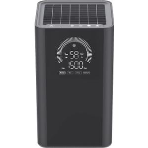 Air Purifiers for Home, H13 True HEPA Filter Remove 99.97% Smoke, Wildfire Particles, Dust, Odor and Pets Dander, 24db Quiet Air Cleaners for Desktop, For Bedroom, Office, Living Room, Kitchen.4 Modes, Timer Settings, Black KJ150 (Black)