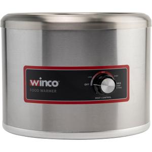 Winco Electric Round Food Warmer/Cooker, 750W, 120V, 11 Quart