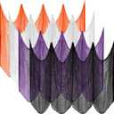 Halatool 30 X 90 in Halloween Creepy Cloth, 4 PCS Multi-Color Spooky Cheesecloth Scary Hanging Gauze Decor for Halloween Party Supplies Haunted Houses Windows Doorways Indoors & Outdoors