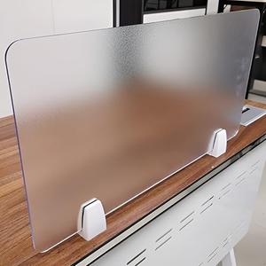 Nisorpa Desk Divider Privacy Panels Acrylic Partitions with Clips Classroom Privacy Shield for Desk Privacy Divider Partition for Schools Office Call Centers,Noise and Visual Guard,4Pcs-23.6”L X15.8”W - Pannels Only