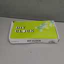 DIY Wall Clock Silent Frameless 3D Wall Clocks Battery Operated 23.6 to 35.4 Inch Silver Acrylic Modern Wall Clocks for Living Room Kitchen Bedroom Office (L)