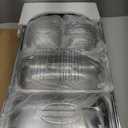 MegaChef Stainless Steel Housing Easy Clean Buffet Server & Food Warmer With 4 Sectional Trays