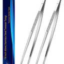 JETKONG 18 Inch (45cm) Extra Long Barbecue Tongs, Heavy Duty Giant Tweezer Tongs for Grilling and BBQ, Set of 2 (Point Tips)