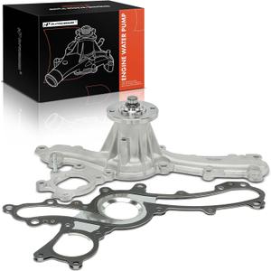 A-Premium Engine Water Pump W/Gasket & Bolts -DOHC 6Cyl 3.5L - Compatible with Lexus & Toyota - 2016-2020 - Camry, Avalon, Highlander, Sienna, ES350, RX350, RX450h, GS350, Replace for# 1610009690