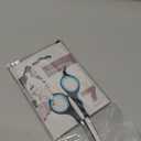 7 inch Thinning Scissors with 26-Teeth Stainless Steel Blades and Wave Style Handle for for Home Hair Cutting Shears