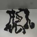 Buauty Lace Patterned Fishnet Tights for Women Black Fishnets Leggings Lace Tights (One Size, Black*3-1)