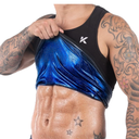 Kewlioo Men's Snug & Tight Fit - Sauna Suit Shirt Compression Vest Shapewear Top for Gym Exercise Size XL
