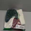 steo spce 4 Pack Personalized Christmas Stocking with Leather Patches Custom Name Family Christmas Stockings, 18.5 Large Knitted Xmas Stockings for Kids, Holiday and Fireplace Party Decoration (Green)