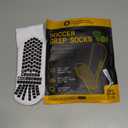 Lux Dual Grip Socks - Soccer Grip Socks for Men and Women. GripArray Performance & Comfort White