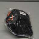 TBMPOY Men's Snow Ski Hiking Pants Waterproof Winter Fleece Lined Pants Camping Skiing Ice Fishing Pants with Belt (Large, A1-thick Black)