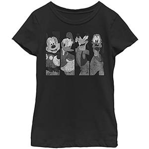 Disney Characters Bro Time Girl's Solid Crew Tee, S