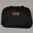 BALORAY Lunch Bag for Women Men Insulated Lunch Box for Adult Reusable Lunch Tote Bag for Work, Picnic or Travel (Solid Black)