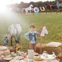 Meri Meri Horse Party Banner (Pack of 1). 13' Party Garland Including Excess Cord