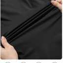 COOFANDY Mens Stretch Dress Shirts Muscle Fit Wrinkle Free Long Sleeve Button Down Shirt Business Casual Shirts (Black, S)