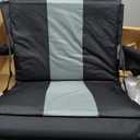 Stadium Seat with Back Support, Bleach Seat with Backrest and Cushion Christmas, Stadium Chair with Cup Holders, Mesh Bag and Hidden Hook for Basketball and Soccer Bench Gifts for Man (Grey)