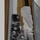 GETPRO Shower Door Double Sliding 57-60 in. W x 72 in. H Semi-Frameless Bypasss Bathroom Glass Shower Sliding Doors,1/4 inch Clear Tempered Glass Door for Walk-in Shower Matte Black