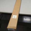 LazBlinds No Tools No Drill 1" Vinyl Mini Blinds, Cordless Blinds for Windows, Light Filtering Horizontal Window Blinds & Shades, 35" W x 36" H, White