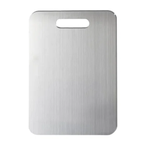 Titanium Cutting Board, 100% Pure Titanium Cutting Boards for Kitchen, Non-Porous Metal Chopping Boards, Dishwasher Safe, Odor Resistant for Meat, Vegetables, Fruit & Raw Food Prep