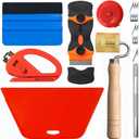 Art3d Wallpaper Smoothing Tool Kits, Multi-Function Smoothing Tool Set for Peel and Stick Contact Paper Vinyl Window Film Car Wrap (Practical Style H)