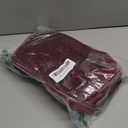 HWY 50 Decorative Throw Pillow Covers Set Cushion Cases with Pom Poms Pack of 2 Chenille Soft Solid Pillowcase for Couch Sofa Bed Living Room 18x18 Inch Black