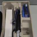 Oral-B iO Deep Clean + Whiten Rechargeable Electric Toothbrush with Visible Pressure Sensor, 2 Minute Timer, 5 Cleaning Settings, 1 iO5 Limited, 3 Toothbrush Heads, Travel Case & Refill Holder, Black