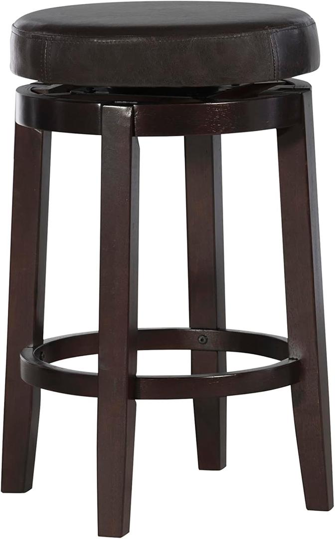 Linon Maya Brown Counter Stool