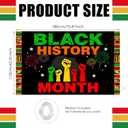 Nuxovilar Black History Month Africa Banner 71"x43 Polyester