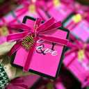 Rose Pink Velvet Ribbon 7/8 Inch Single Face Nylon for Gift Wrapping, Hair Bows, Choker, Wedding Decorations, Cafts, Bouquet - 25 Yards