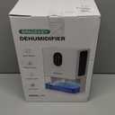 Dehumidifier, 106 OZ Water Tank (1000 sq.ft) Dehumidifiers for Home, Quiet Dehumidifier for Bathroom Bedroom Basement RV with Timer Setting, Auto Shut Off, 7 Colors LED Light, Sleep Modes, White