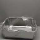 Stainless Steel Cat Litter Box for Large Cats - 17.5"x13.6"x6.1" High-Sided Metal Tray, Anti-Splash & Odor Resistant, Durable Rustproof Design, Easy to Clean