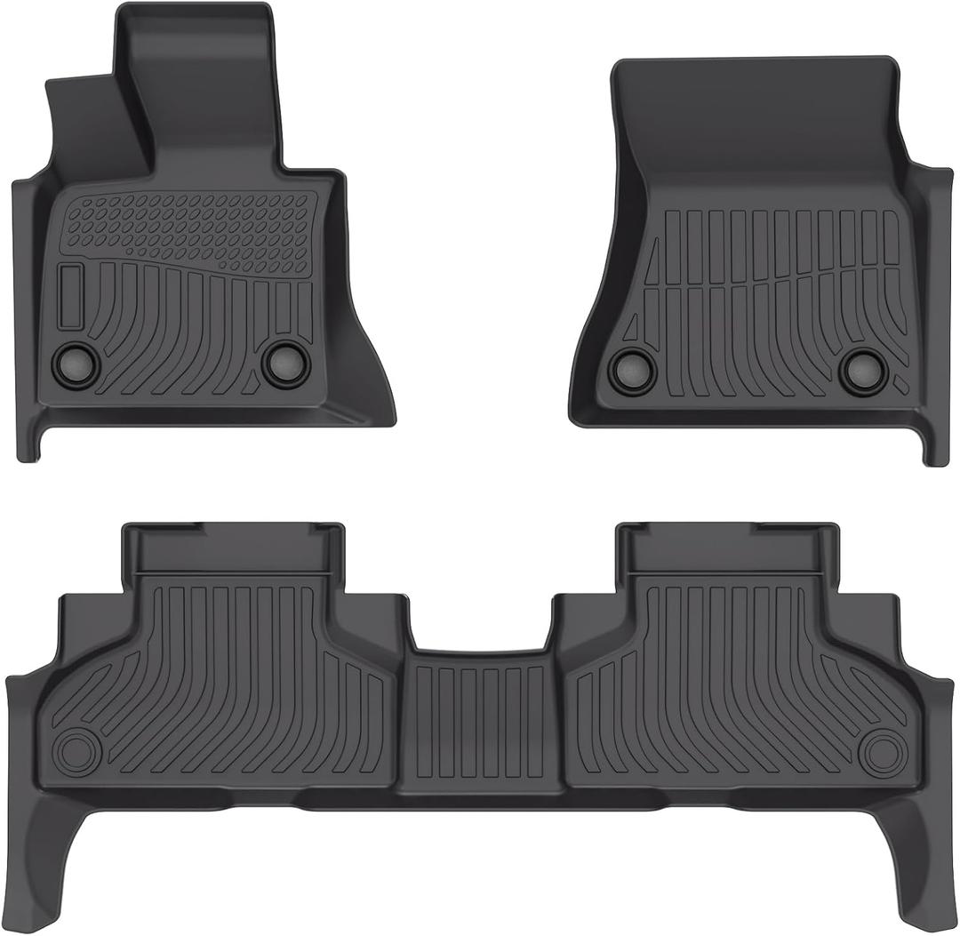 for BMW X5 Floor Mats 2018 2017 2016 2015 2014,Car Mats for BMW X5 All Weather Floor Mats 1st & 2nd Row Floor Liner Custom Fit X5 Accessories 2014-2018