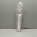 Turbo Bee 100 Pack 9oz Clear Plastic Cups,Disposable Crystal Drinking Cups,PET Plastic Party Cups for Wine,Juice,Iced Coffee and Cold Drinks