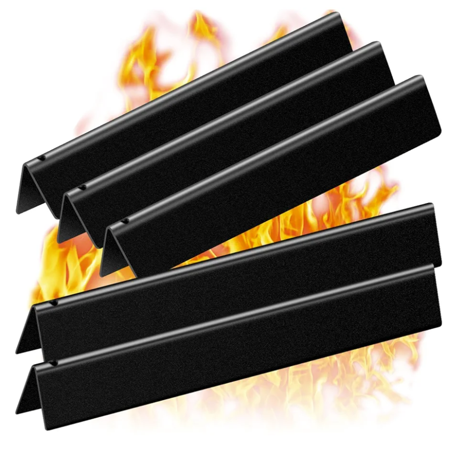 Flavorizer Bars 22.5 Inch for Weber Spirit Grill Parts Genesis Silver Gold B C Grill Parts, Spirit 300 320 330 E310 Grill Parts with Side Control, 5 PCS Genesis Grill Parts for Weber 7536 7537