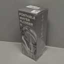 Water Flosser for Teeth Cleaning and Flossing, 5 Modes Rechargeable Cordless Oral Irrigator 320ml Water Tank Teeth Cleaner, IPX7 Waterproof Portable Electric Dentel Flossers for Home and Travel,White (Yellow)