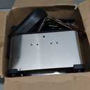 OVENTE Electric Deep Fryer 2 Liter Capacity, 1500 Watt Lid with Viewing Window and Odor Filter, Adjustable Temperature, Removable Frying Basket and Easy to Clean Stainless Steel Body, Silver FDM2201BR