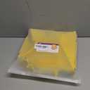 Kimee Dog Raincoat Reversible, Single Side Slicker Poncho Adjustable Waterproof Dog Rain Jacket with Leash Hole/Reflective Stripe Hooded Snowproof Windproof Clothes for Small to 3X-Large Dogs, XL (Yellow)