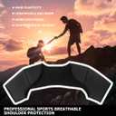 FERCAISH Double Shoulder Brace, Breathable Sports Protective Gear for Chronic Tendinitis Pain Relief, Shoulder Strap Brace for Sleeping Outdoor Lifting Sports(XL)