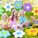 12 Pcs Spring Inflatable Hanging Flowers Colorful Inflatable Hanging Daisy Flower Ball for Spring summer Party Outdoor Decorations