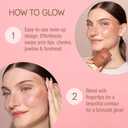 Pixi On-the-Glow Bronze - BeachGlow, Hydrating Tinted Moisture Bronzer Stick with Ginseng, Aloe Vera & Fruit Extracts, For Cheeks & Lips, 19g / 0.6oz, Paraben-Free