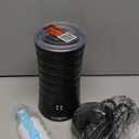 Milk Frother, Paris Rhne 4-in-1 Milk Steamer and Frother, Hot & Cold Foam Milk Warmer with Temperature Control, Auto Shut-Off Frothers for Coffee, Latte, Cappuccino, Macchiato (Black)