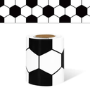 Soccer Ball Sticker Roll 2.5cm 500pcs Waterproof Self-Adhesive Football Labels for Sports Party Supplies, Scrapbooking, Planner Decoration and Birthday Party Favors