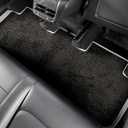 Floor Mats for Tesla 2019-2026 Model Y White 5-Seat Double Carpet & Floor Mats All Weather Durable TPE Anti-Slip Car Floor Liner Waterproof Custom Fit (White Double Layer, Model Y)
