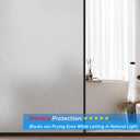 Frosted Glass Window Privacy Film Decorative, Bathroom Privacy Film for Glass Windows Cover, Static Cling, Removable, Reusable, Anti-UV, Anti-Glare, Heat Blocking,(Flash Point Pure, 45.2×157.4Inch), 45.2X157.4Inch